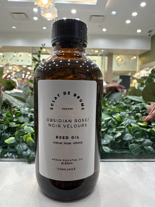 Obsidian Rose/ Noir Velours Reed Diffuser Oil