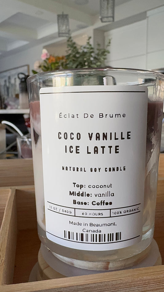 Coco Vanille Ice Latte Soy Candle